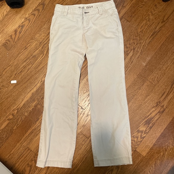 low rise bootcut khakis - Picture 2 of 4